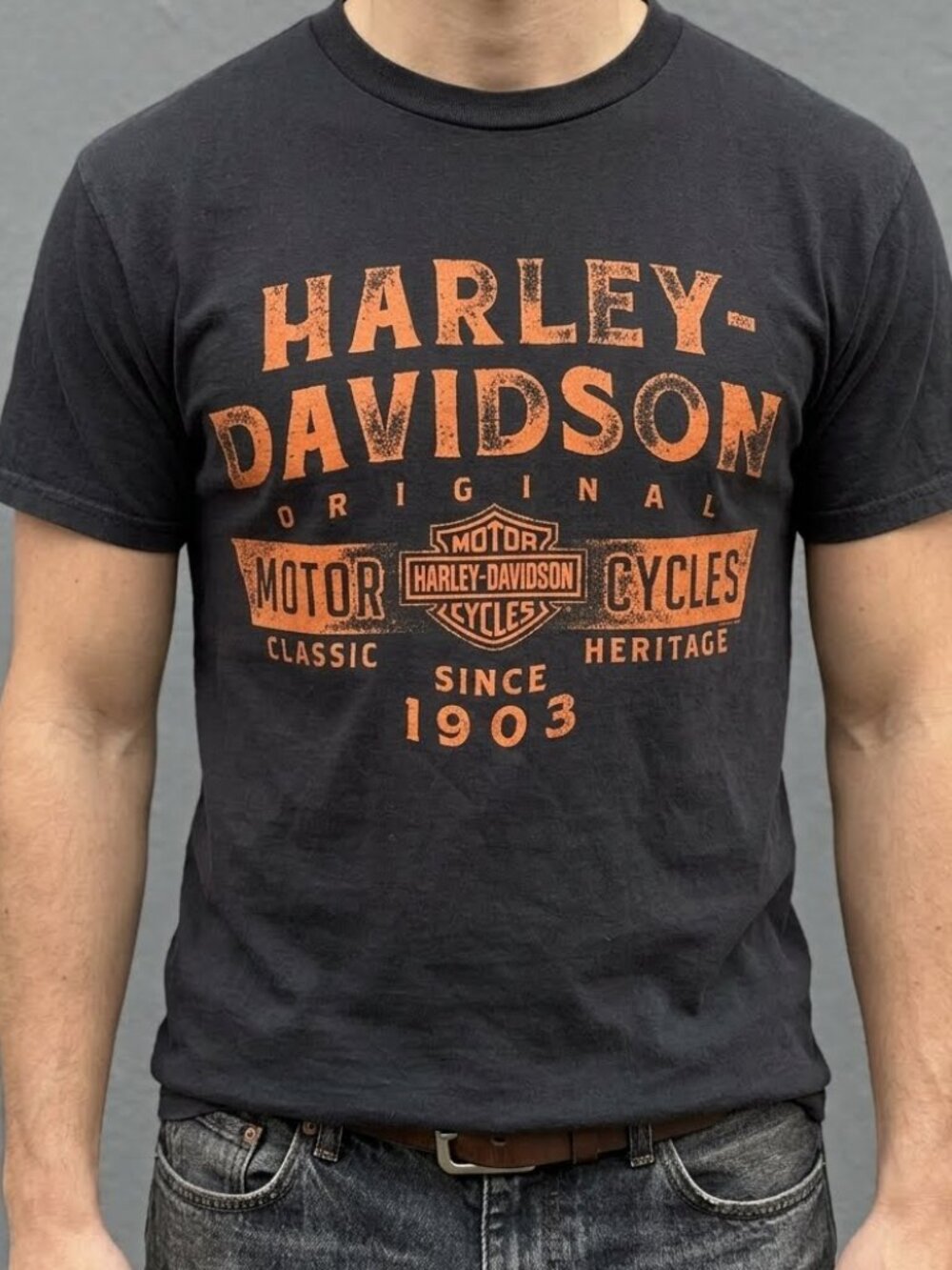 Harley-Davidson Cleveland Ohio Rock N Roll City Black T-Shirt Men's S
